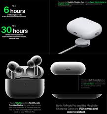 Airpods pro 2nd generation (black,white)